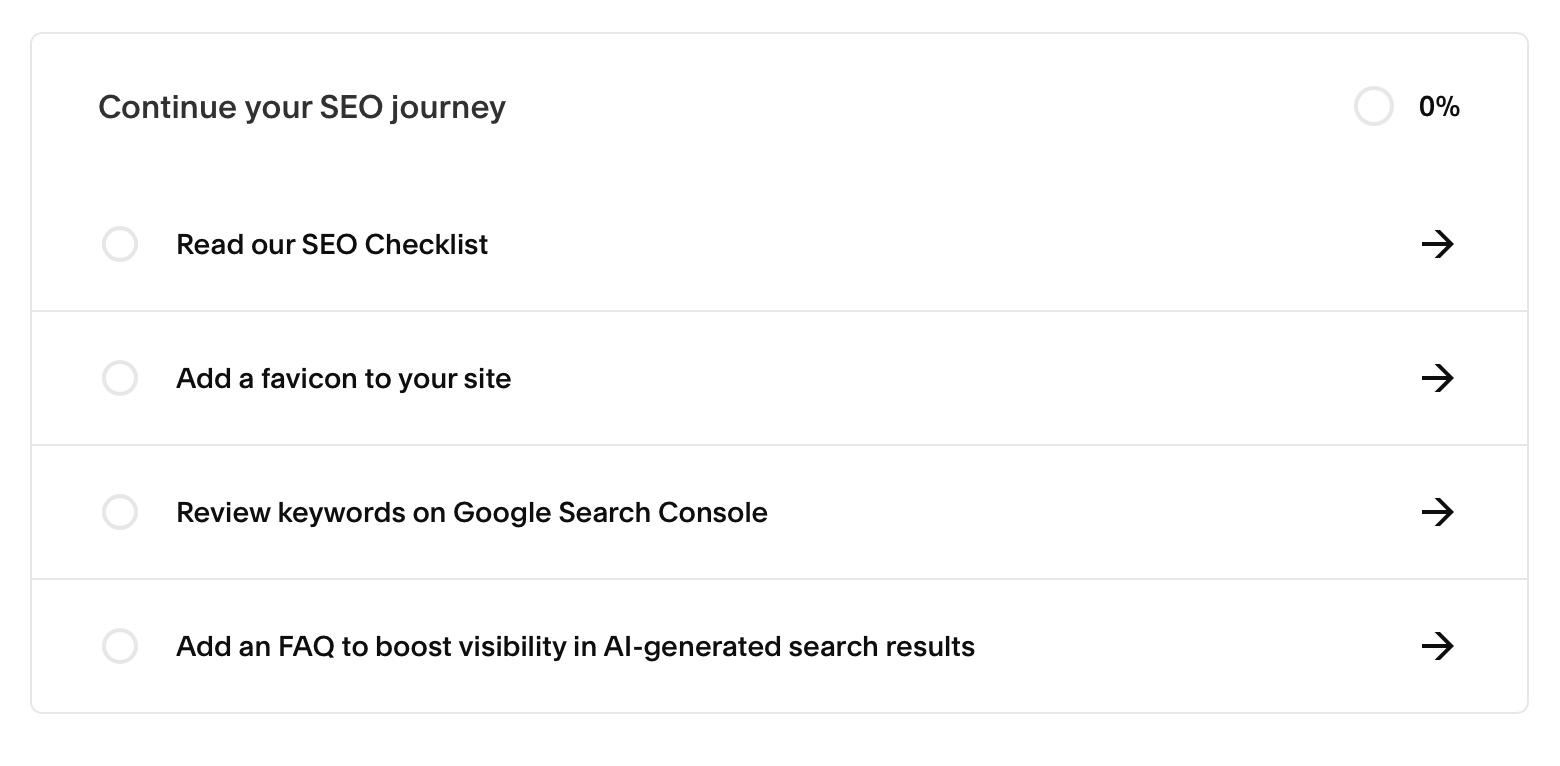 Squarespace's SEO Completion Panel + AI SEO Checklist: What You